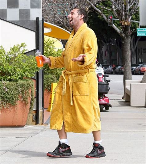 adam sandler in a robe|adam sandler clothing.